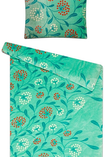 ropa de cama de microfibra microfranela - LINDA mentol