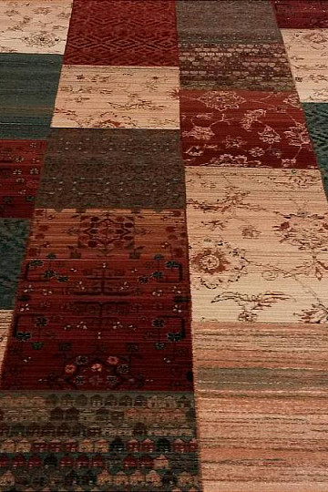 Alfombras de lana de lujo ROYAL PATCHWORK nuevo 402