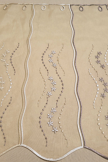 Cortina de vidrieras - bordada HF1189