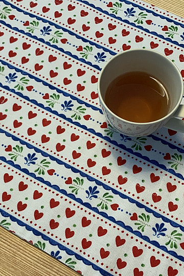 Mantel individual CORAZÓN