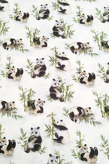 Tela de algodón PANDA