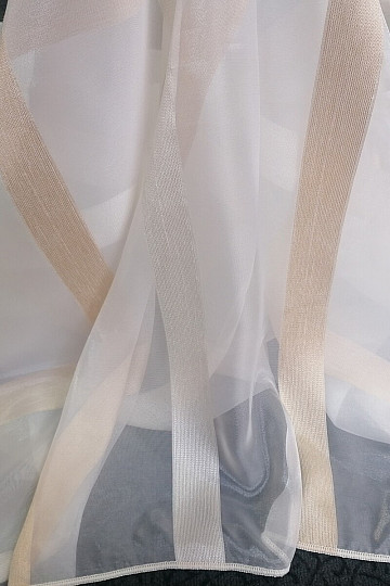 Cortina voile RAYAS ORO