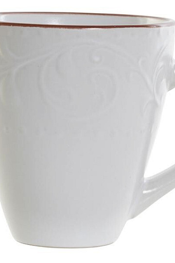 Taza WHITE RELIEF 325ml blanco