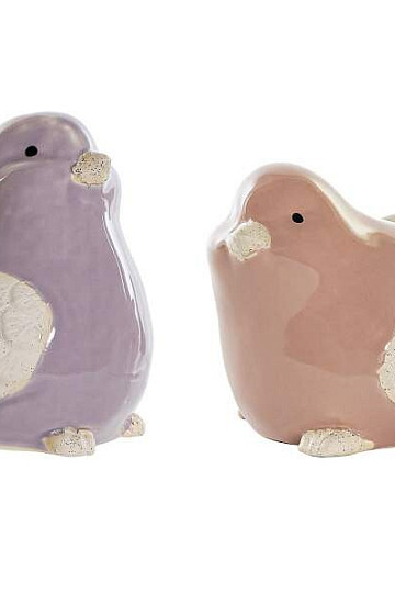 Figura PÁJAROS porcelana 14x10x9