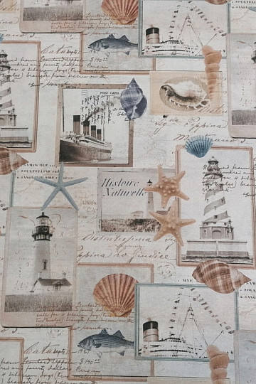 Tela decorativa Postal del océano