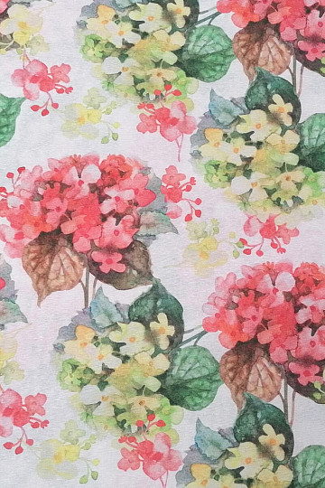Tela decorativa Manuela hortensia