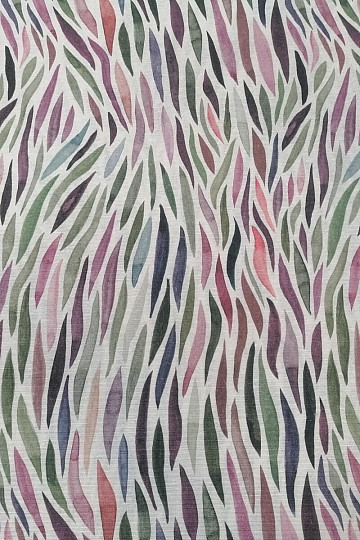 Tela decorativa Izaro verde-morado
