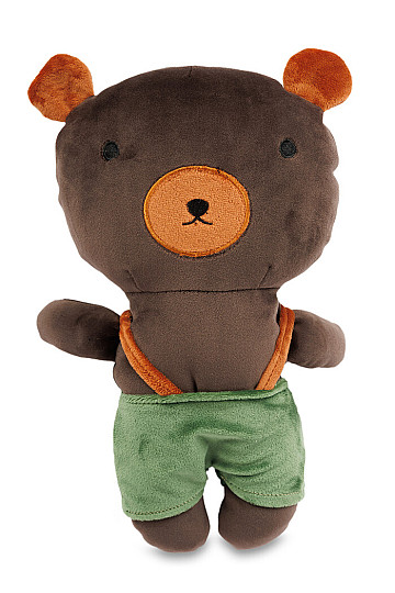 Peluche - almohada de osito con pantalones
