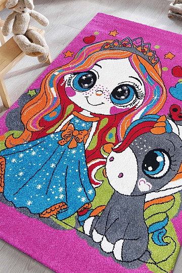 Alfombra infantil MONDO PRINCESA Y PONY
