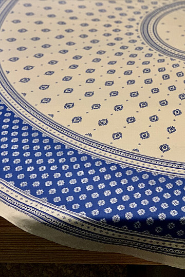 Mantel redondo - folklore azul Ø 175 cm