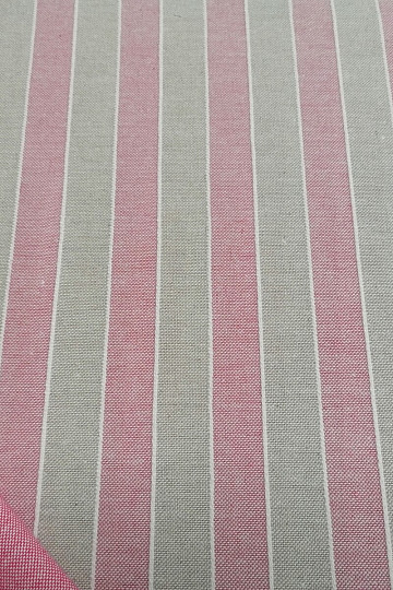Tela decorativa Trebol rayas - rosa 2 cm 76