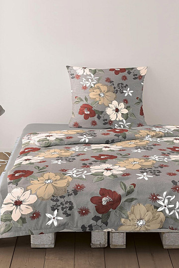 Ropa de cama de franela de lujo IRISETTE 8408-60 Maren rojo