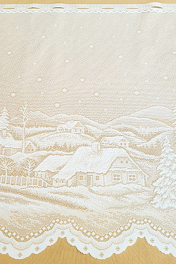 Cortina jacquard - PAISAJE DE INVIERNO A383101