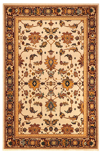 Alfombra de lana de lujo JENEEN 482 beige