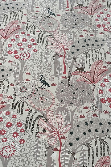 Tela de algodón JUNGLA beige