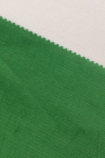 Tela de algodón Pana fina - verde