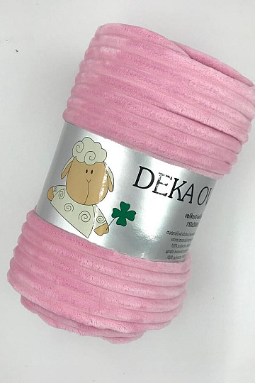 manta de microfibra EXTRA SOFT pana OVEJA - rosa