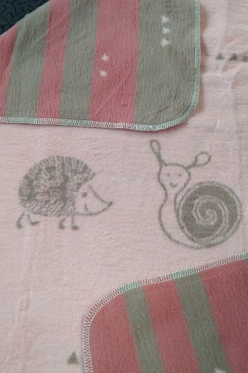 Manta infantil MAJA 1657/10 rosa 75x100