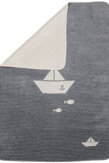 Manta infantil PANDA 2201/97 gris 75x100
