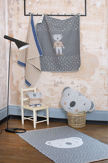 Manta infantil JUWEL 7132/90 gris 70x90