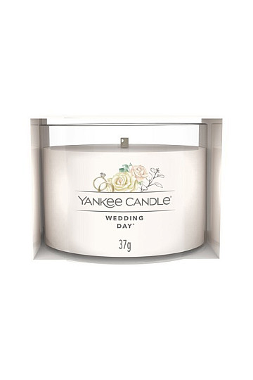 vela YANKEE CANDLE fragancia WEDDING DAY en vaso 37g