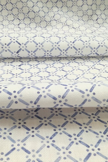 Tela decorativa Rejilla azul