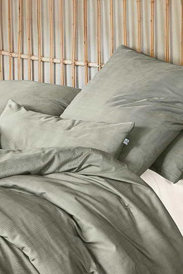 IRISETTE ropa de cama de satén de lujo FLORENZ 8466-30 VERDE