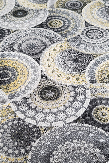 Tela decorativa MANDALA gris