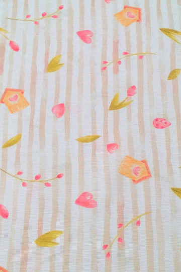 Tela decorativa PRIMAVERA BEIGE RAYA