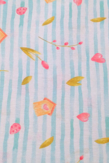 Tela decorativa PRIMAVERA RAYA AZUL
