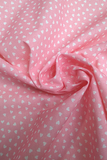 Tela de algodón MINI CORAZONES