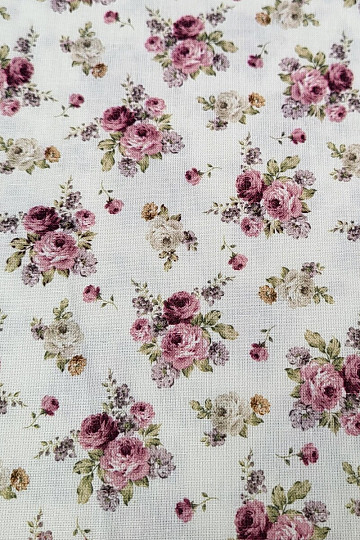 Tela de algodón WARWICK SMALL ROSE
