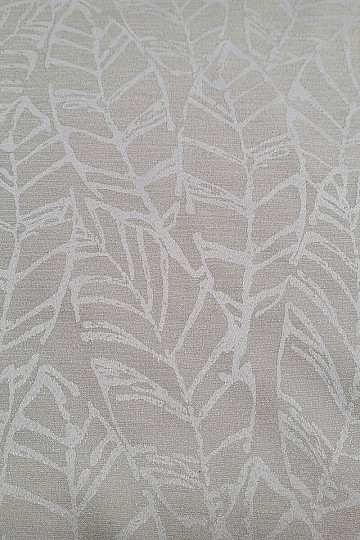 Tela decorativa MALVIA hojas CREMA