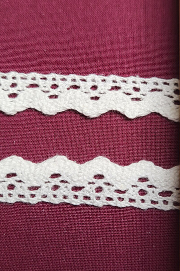 Puntilla algodon 5420 16mm BLANCO