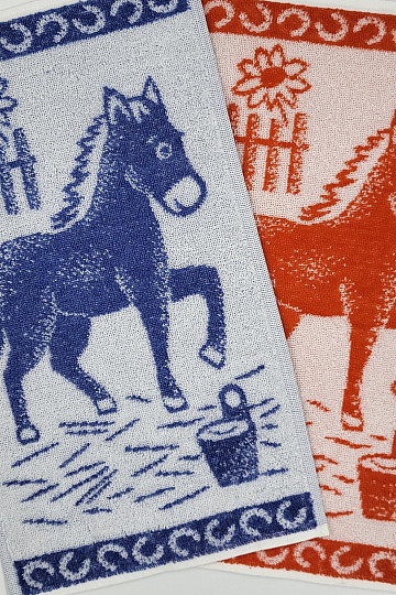 Toalla infantil HORSE - mezcla de colores