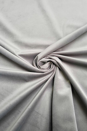 Tela decorativa de terciopelo RIVIERA SV. GRIS