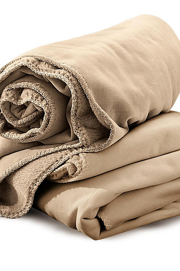 Manta de microfibra IRISETTE CAMEL