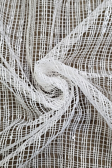 Cortina jacquard 1600 blanco