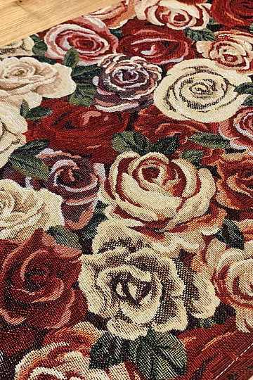 Mantel individual ROSA ROJA