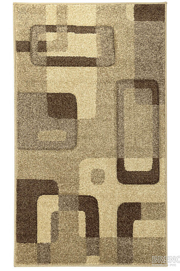 Alfombra pieza PORTLAND marrón beige