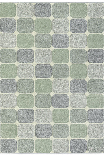 Alfombra pieza PORTLAND verde-gris