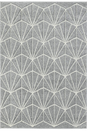 Alfombra pieza PORTLAND gris-blanco