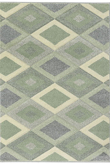 Alfombra pieza PORTLAND verde-gris