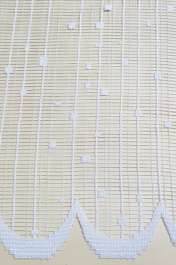 Cortina jacquard V 022 blanco