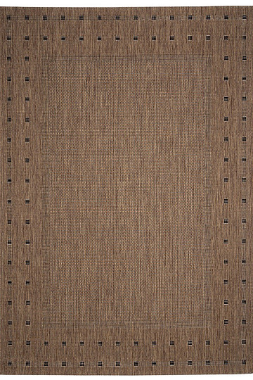 Alfombra con hebillas FLOORLUX 20329 - café - negro