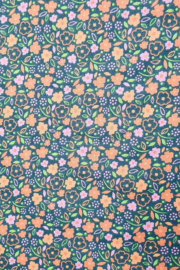 Tela de algodón ROSA DE MEDIANOCHE