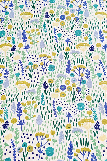 Tela de algodón PRADO DE LAVANDA