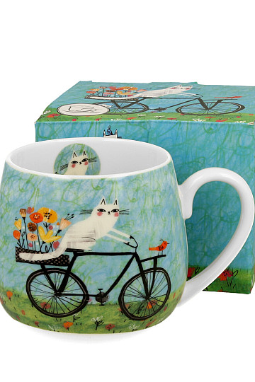 Taza GATO EN BICI