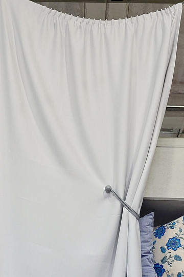 Cortinas decorativas terminadas GERSTER DIM OUT 77005/870 SV. GRIS