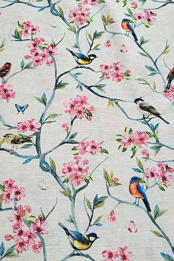 Tela decorativa PÁJAROS EN RAMAS
